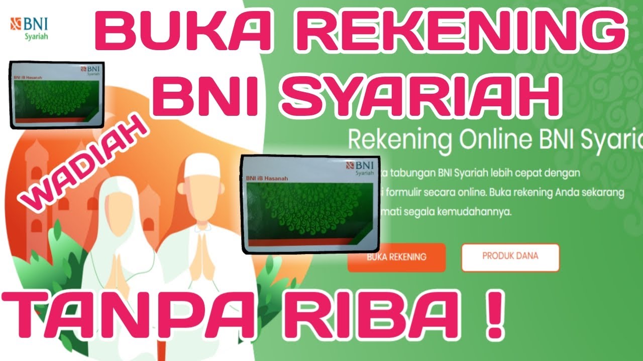 cara buka rekening bni syariah terbaru