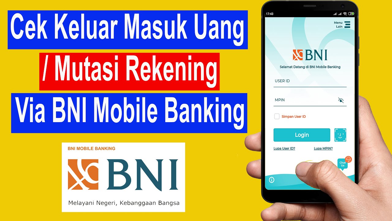 cek mutasi bni di atm