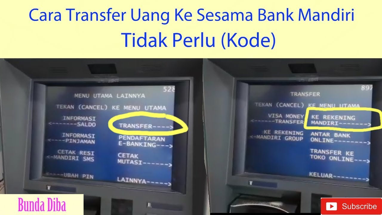 atm yang tidak ada potongan terbaru